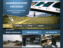 Tablet Screenshot of handboog-vandorst.nl
